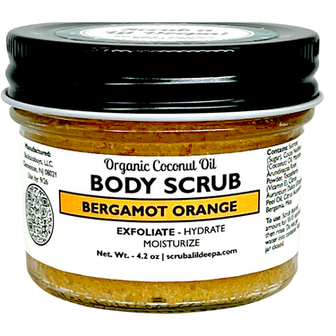 Coconut Body Scrub - Bergamot Orange